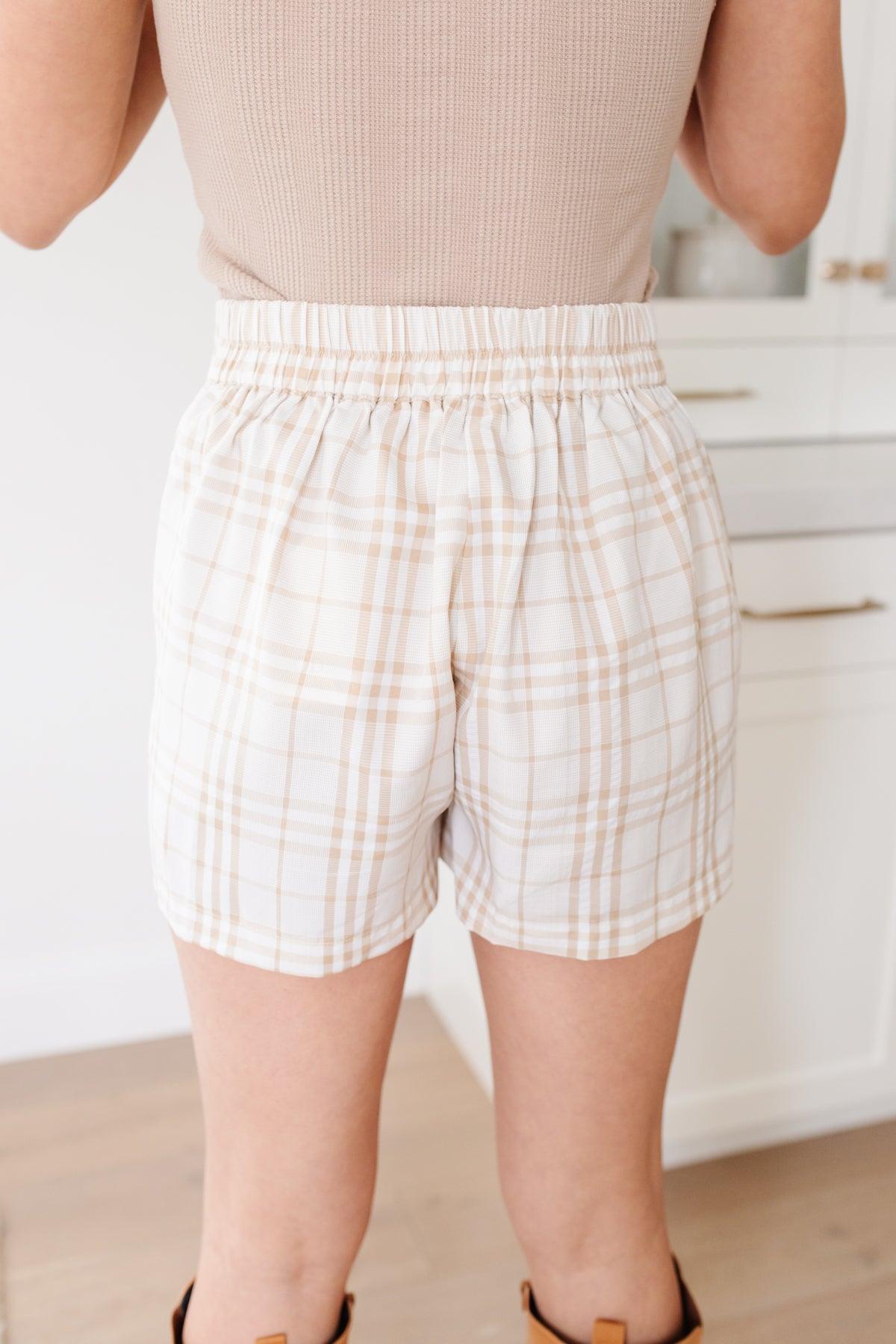 Dressed in Plaid Shorts Womens Ave Shops   