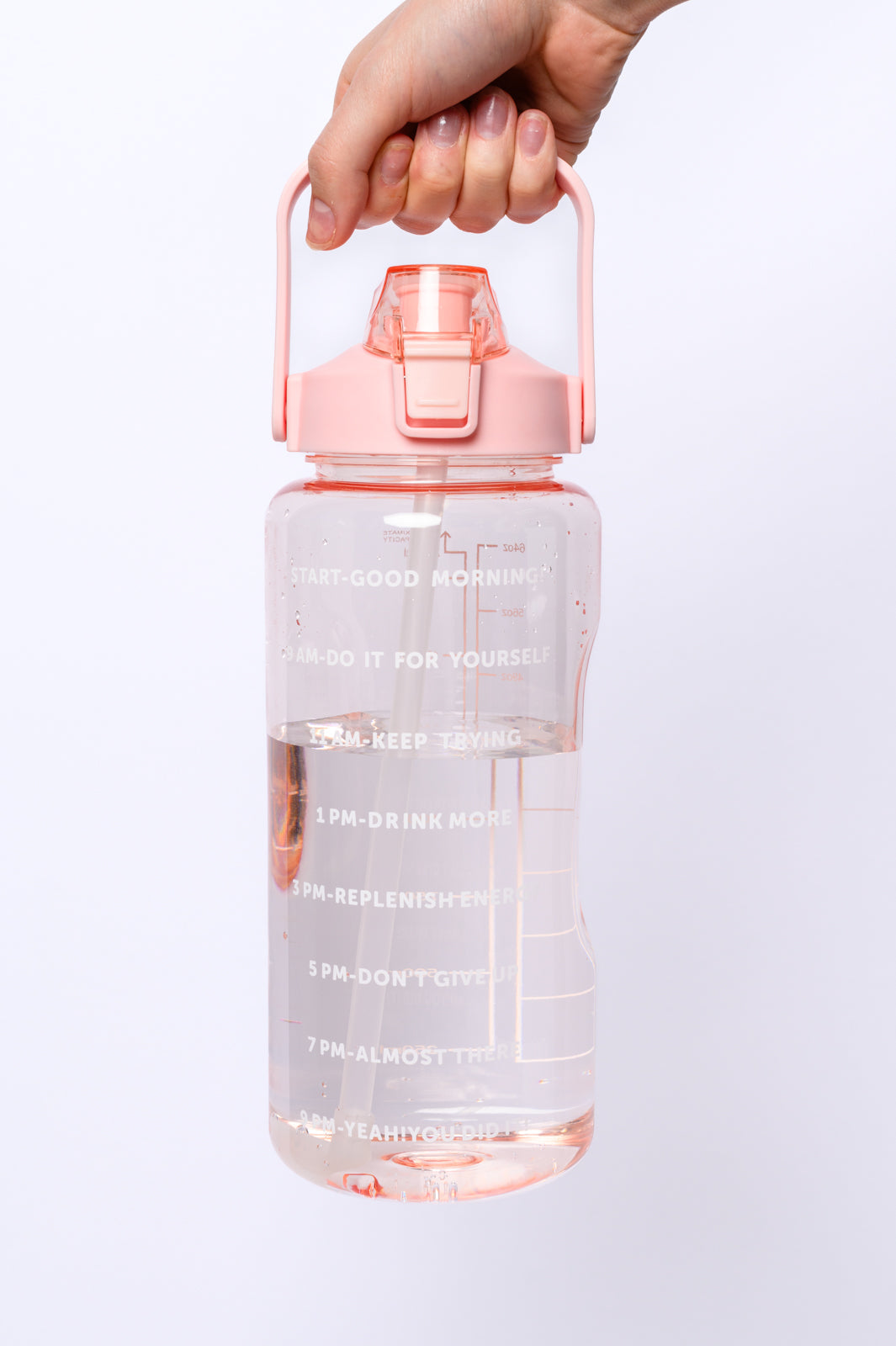 Elevated Water Tracking Bottle in Pink Womens Ave Shops   