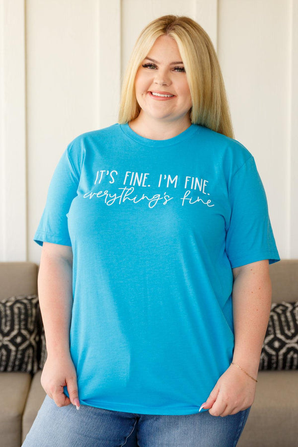 Everything's Fine Graphic Tee Womens Ave Shops   