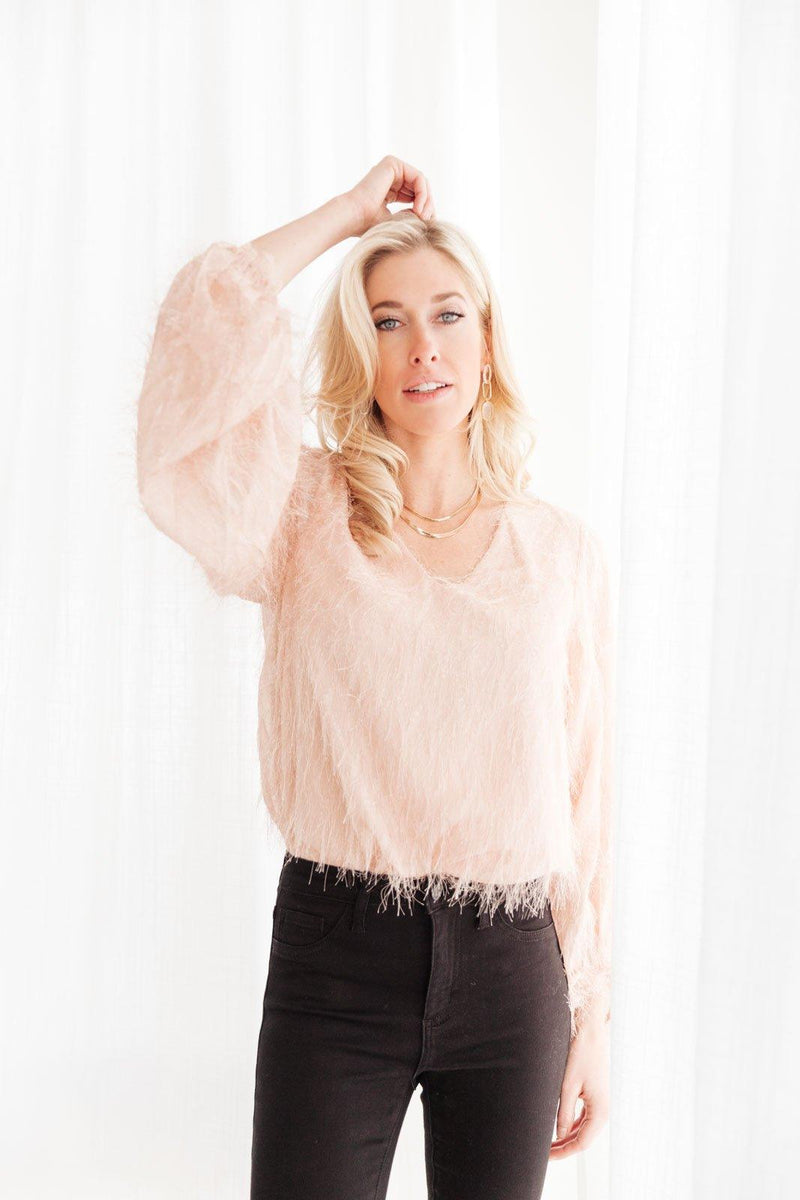 Express Yourself Top in Peach Womens Ave Shops   