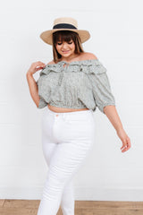 Golden Hour Top in Sage Womens Ave Shops   