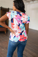Impossible to Ignore Floral Blouse Womens Ave Shops   