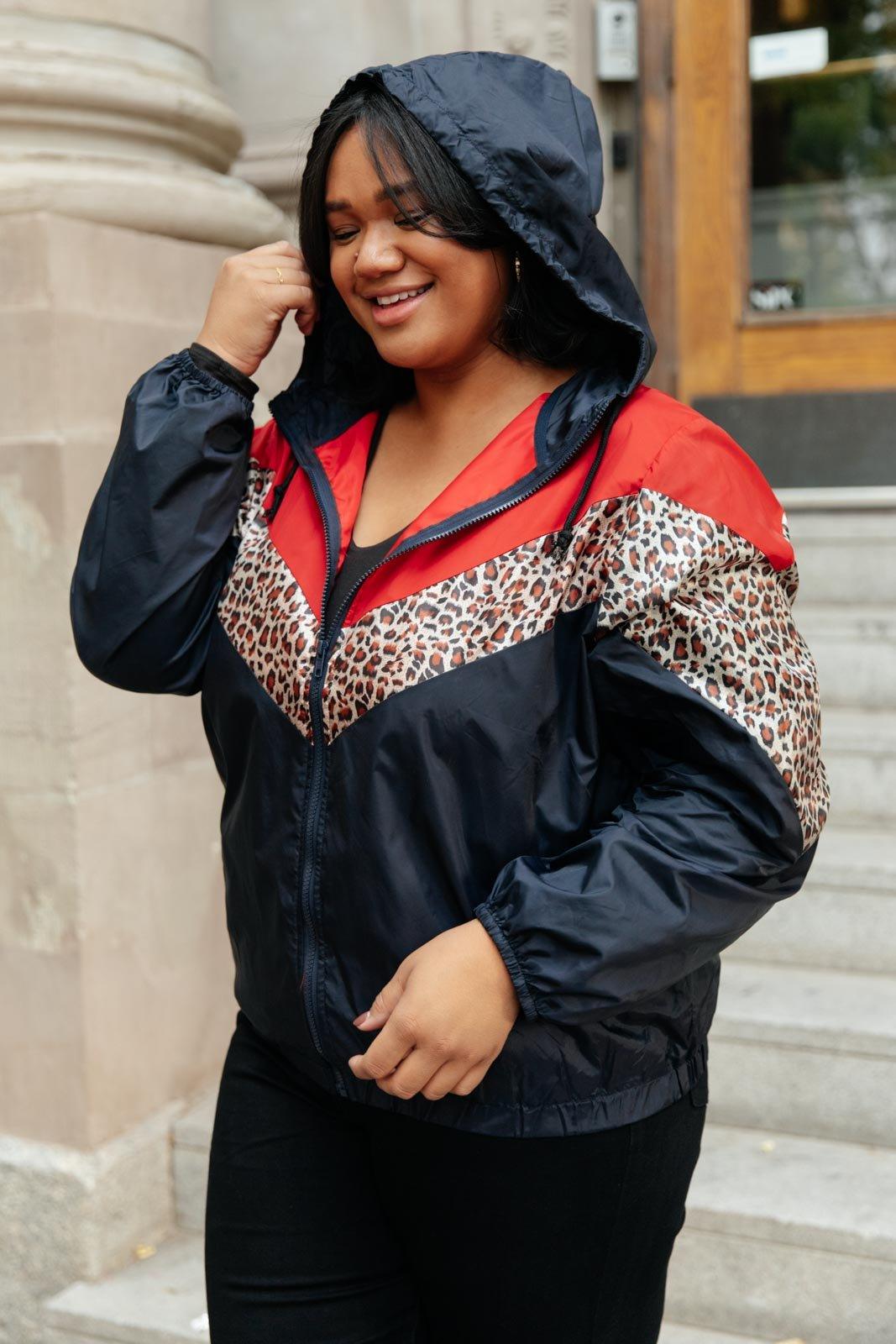 Make Your Move Windbreaker in Navy Womens Ave Shops   