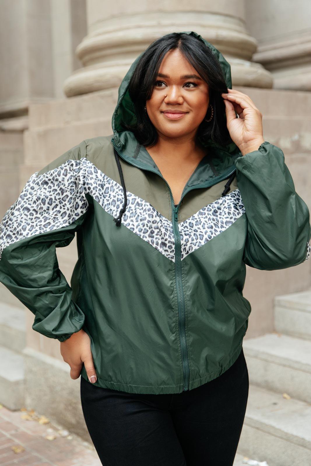 Make Your Move Windbreaker in Olive Womens Ave Shops   