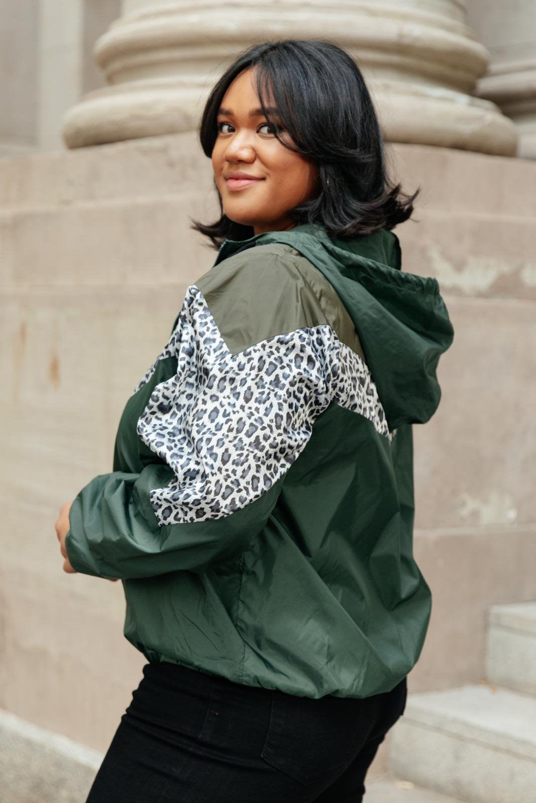Make Your Move Windbreaker in Olive Womens Ave Shops   