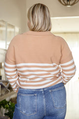 Memorable Moment Striped Sweater Womens Ave Shops   