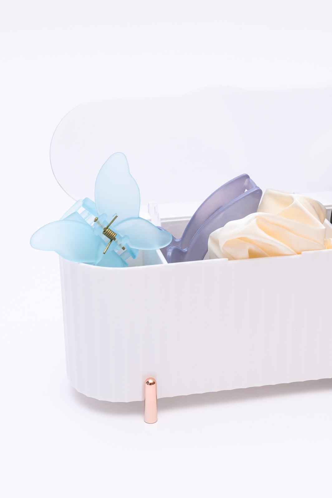 Mini Beauty Organizer in White Womens Ave Shops   