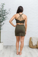 Next Move Sports Bra In Olive Womens Ave Shops   