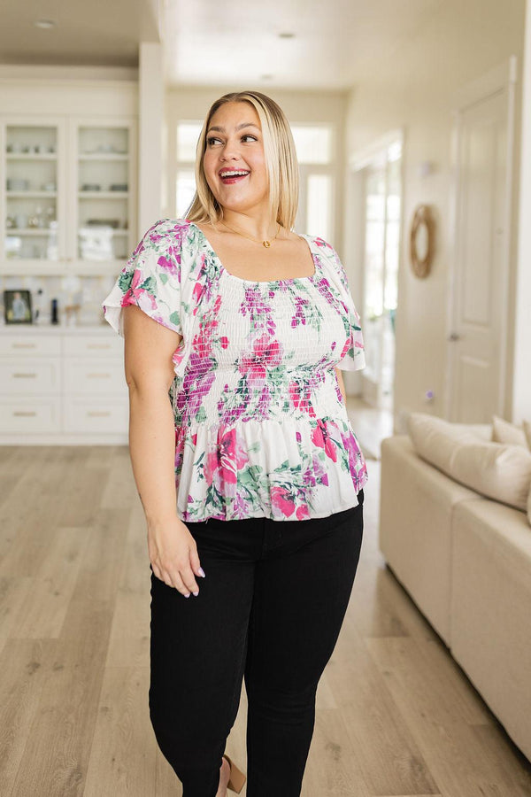 Oh So Simple Floral Blouse Womens Ave Shops   