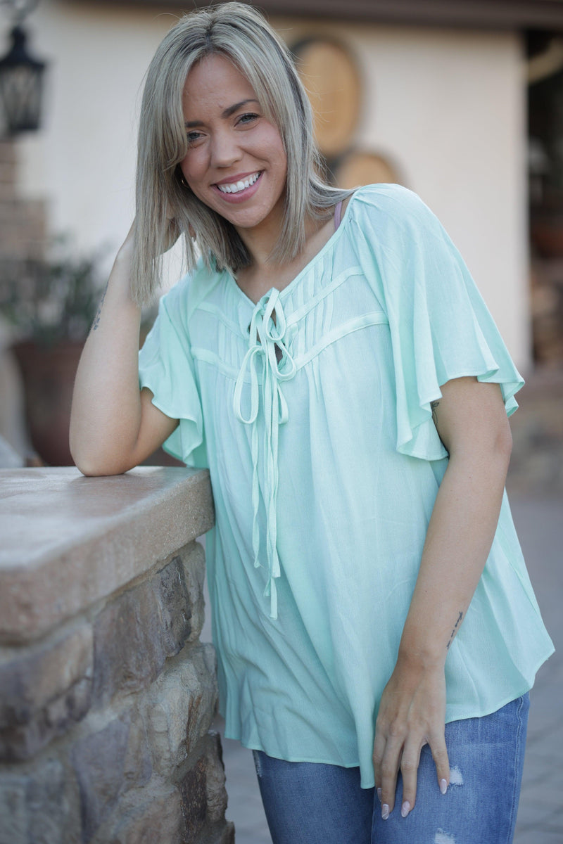 Peppermint Patti Peasant Top Giftmas Boutique Simplified   