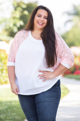 Pure Delightfulness Laced Dolman Giftmas Boutique Simplified   