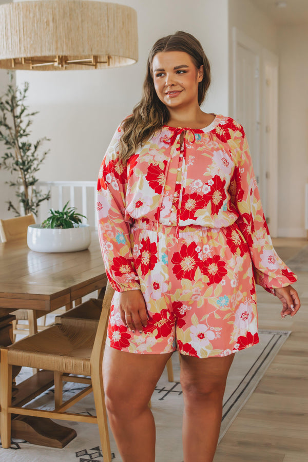 Rare Beauty Floral Romper Womens Ave Shops   