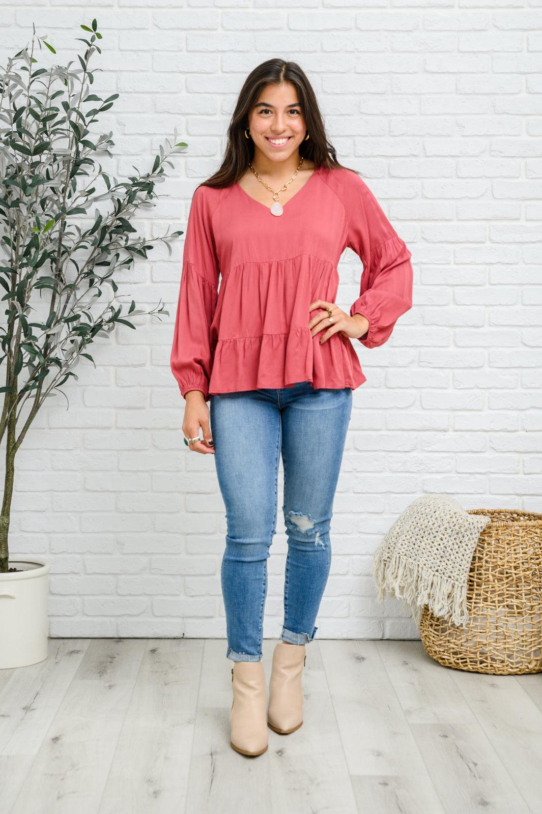 Sassy Swing Tiered Top Womens Ave Shops   