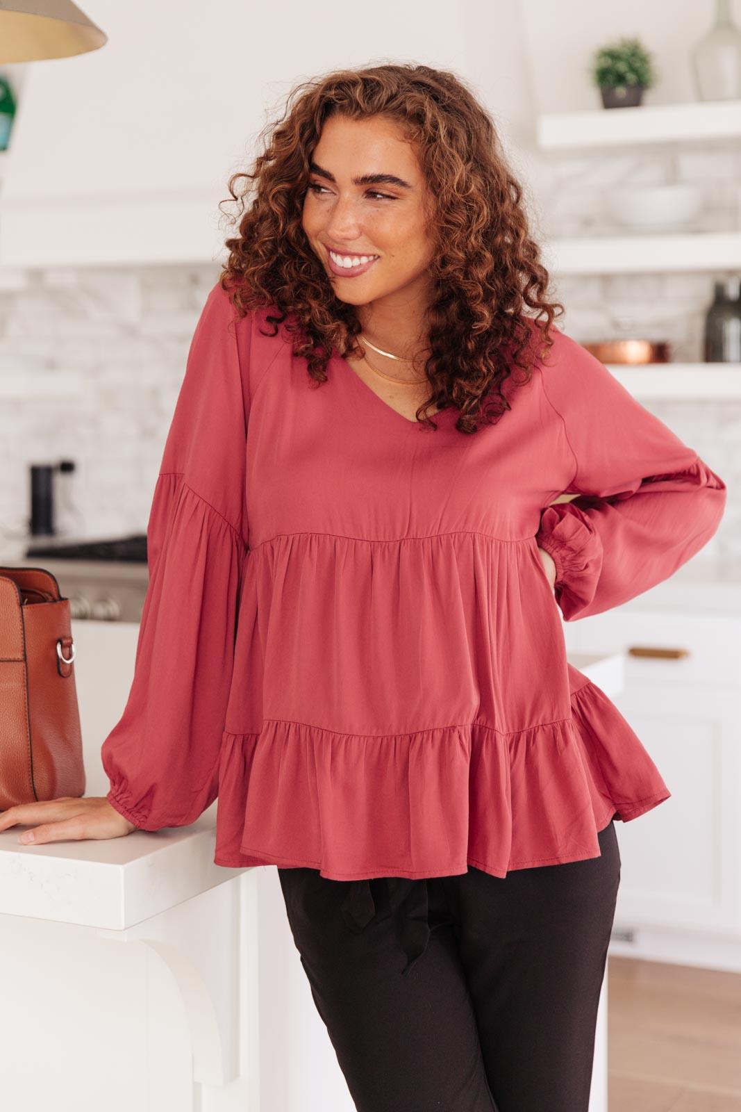 Sassy Swing Tiered Top Womens Ave Shops   