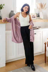 Soft Wisteria Hooded Cardigan Womens Ave Shops   