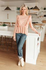 Sweet Confession Top In Blush Womens Ave Shops   