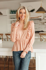Sweet Confession Top In Blush Womens Ave Shops   