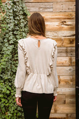 Sweet Confession Top In Seashell Womens Ave Shops   