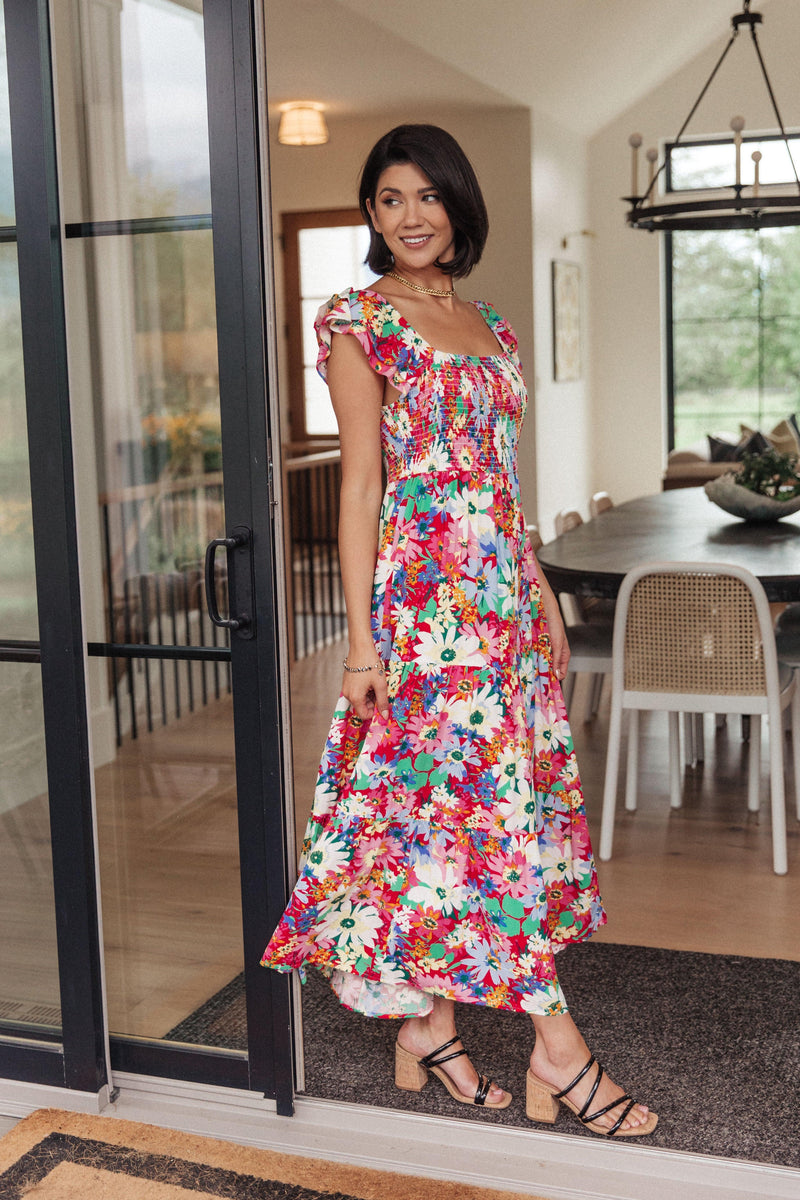 Walk in the Flowers Maxi Dress Womens Ave Shops   