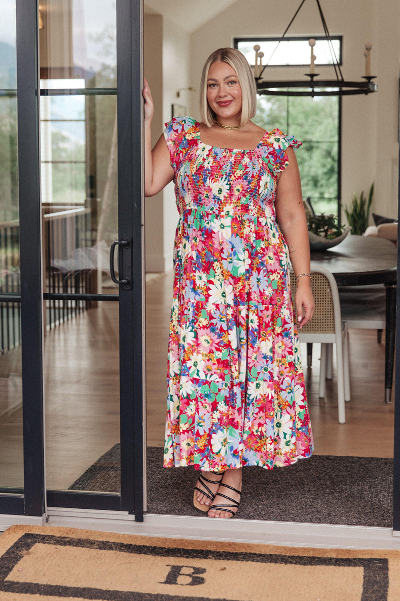 Walk in the Flowers Maxi Dress Womens Ave Shops   