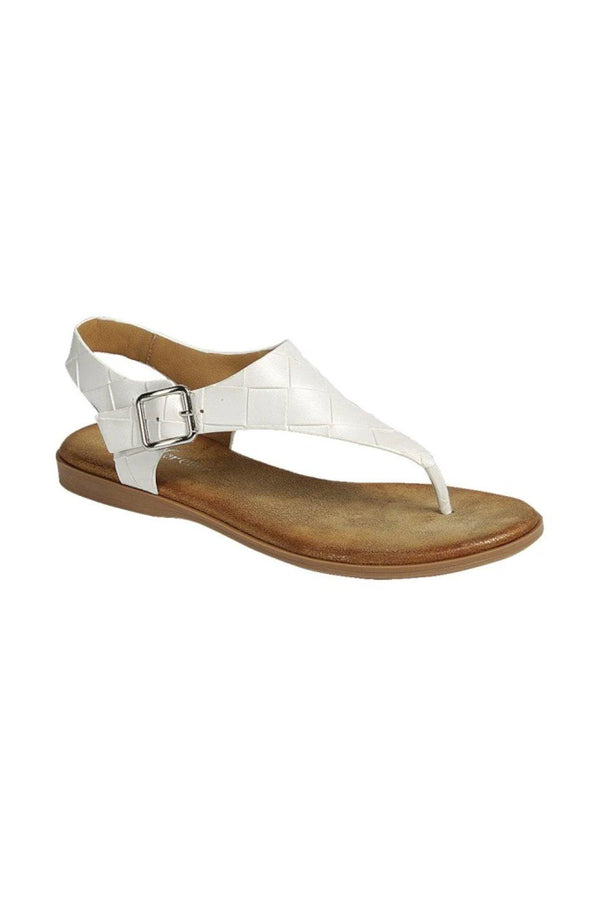 White Braided Slingback Sandal Giftmas Boutique Simplified   