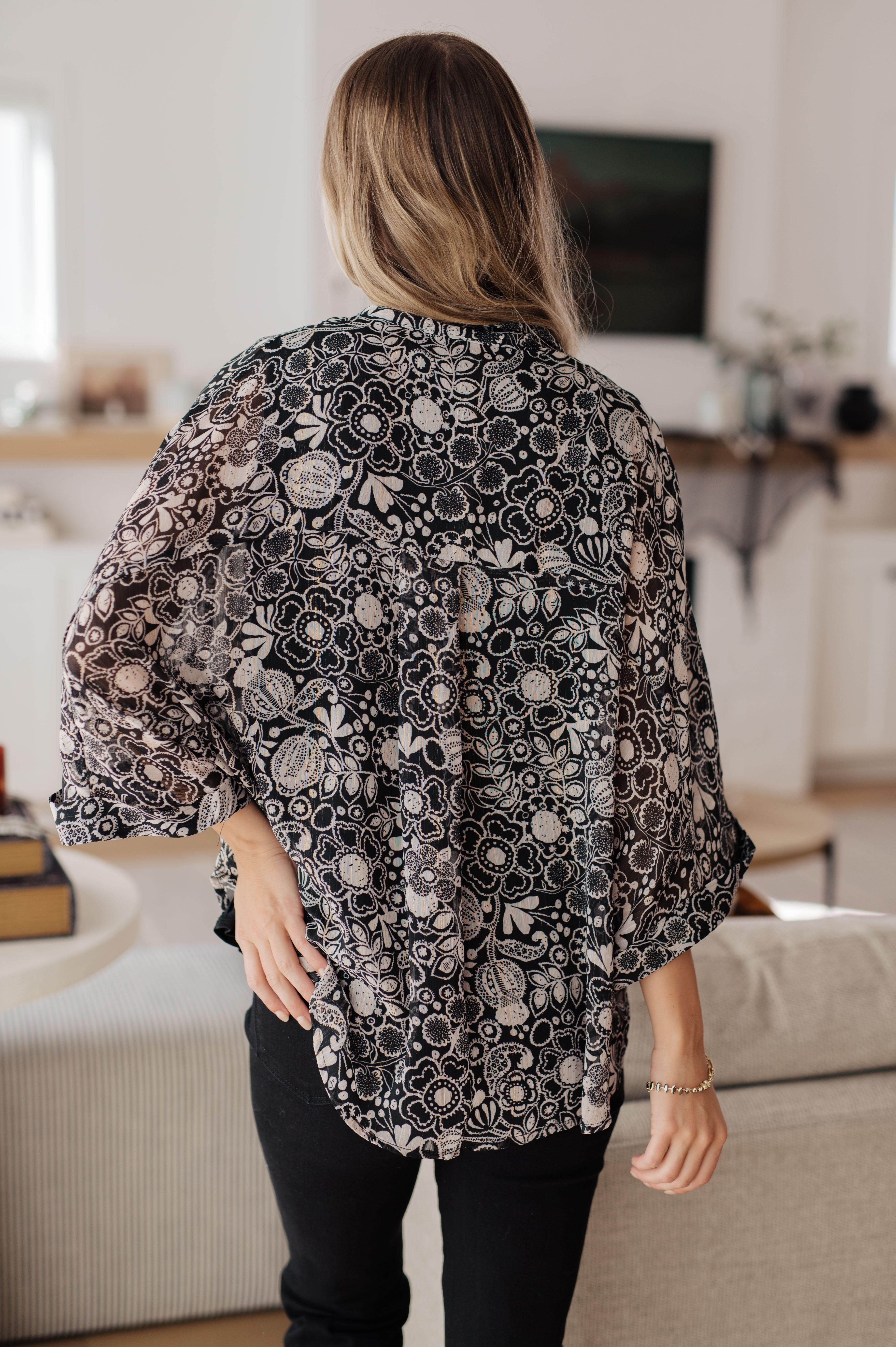 Work All Day Floral Top Womens Ave Shops   
