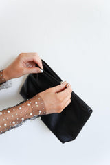 Woven and Worn Tote in Black Womens Ave Shops   